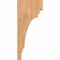 Ekena Millwork Pescadero Smooth Corbel, Western Red Cedar, 5 1/2"W x 12"D x 28"H COR06X12X28PEC00SWR - alternate 2